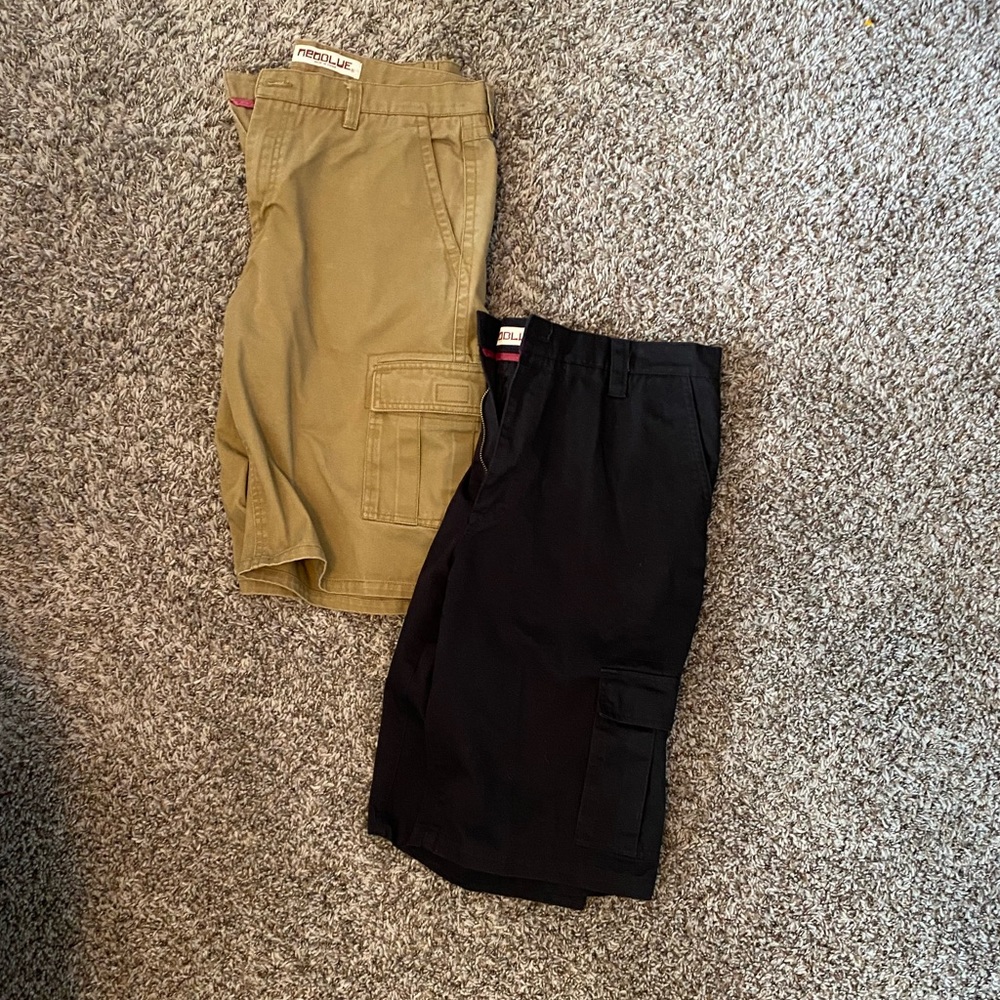 NEO BLUE CARGO SHORTS